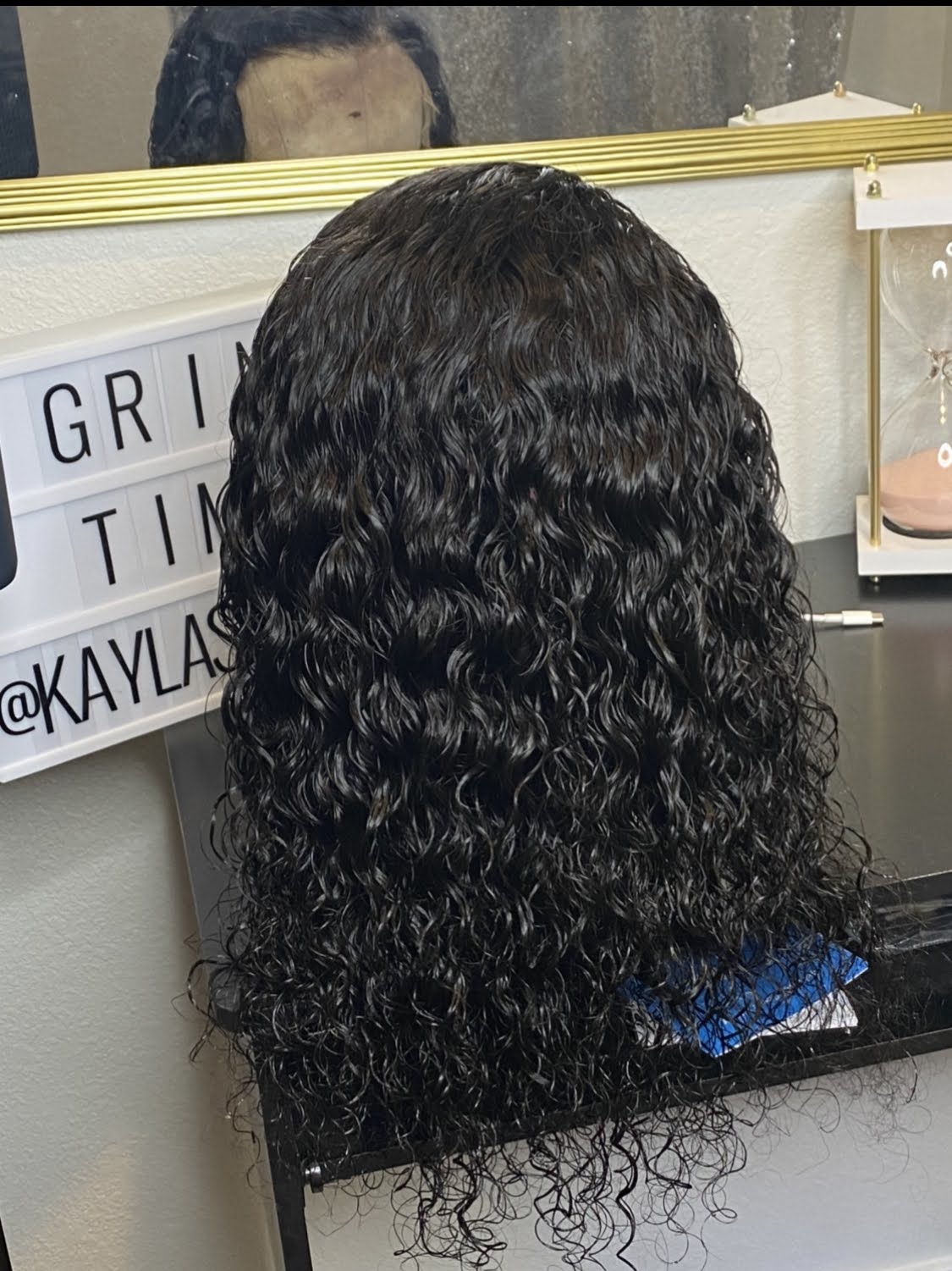 DEEP CURLY LACE FRONT WIG
