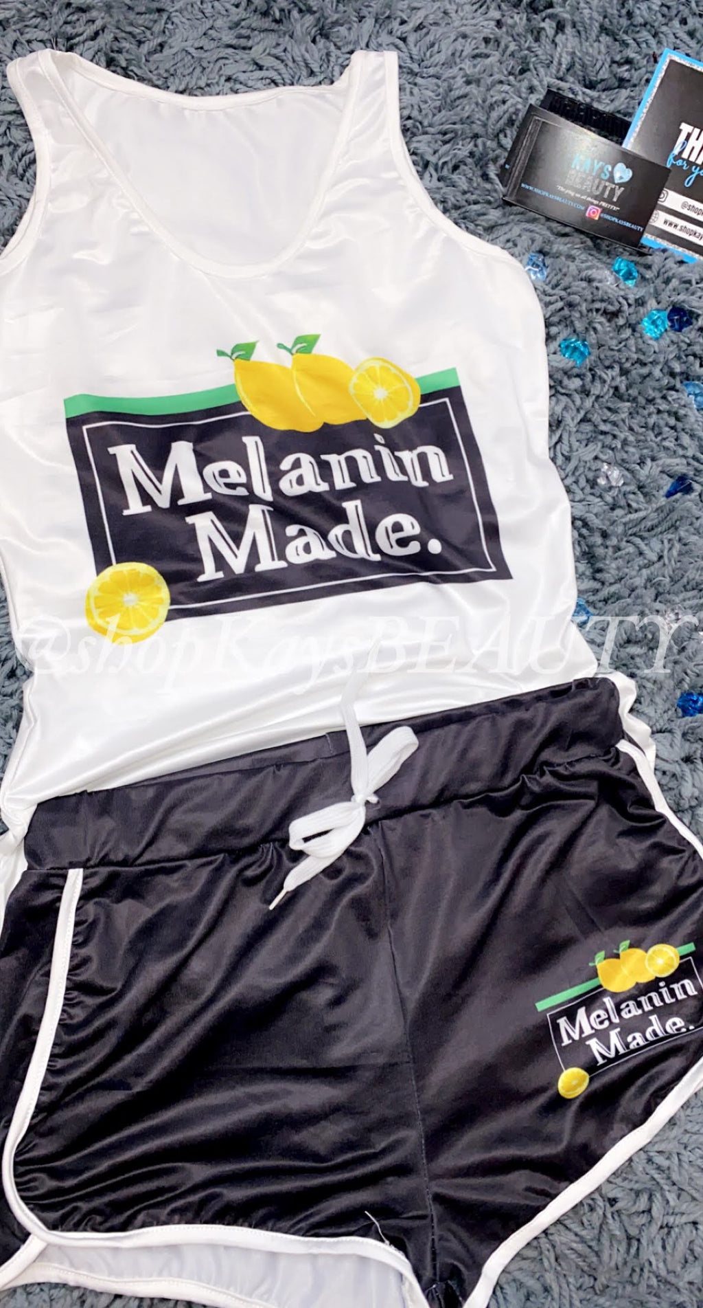 MELANIN MADE. Shorts Set